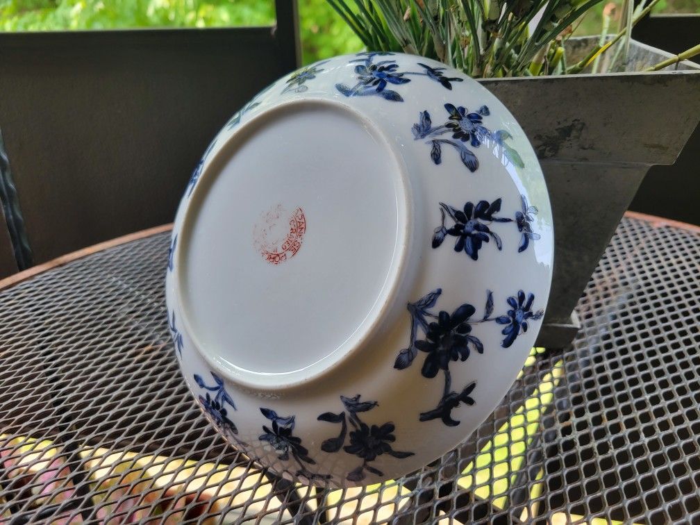 Vintage Japanese porcelain pasta bowl 7inches. In perfect condition See pictures.