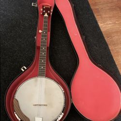 Vintage Mayfair 5 String Banjo.