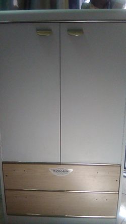 35$$White storage dresser with shelves