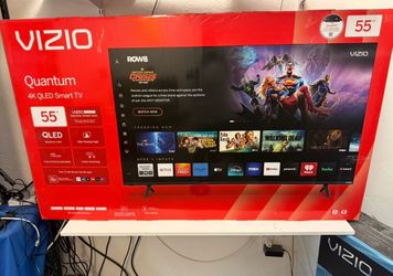 55 Vizio TV Smart 4K HDTV quantum $55 down on financing free delivery six month warranty