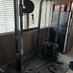 Home Gym Cable machine with accessories 