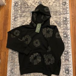 1:1 Denin Tears Hoodie Size Small