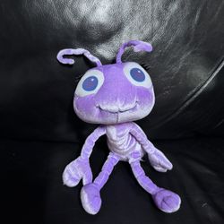 Disney Store A Bugs Life Dot Plush 10” Stuffed Animal Toy doll plushie Purple pe