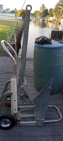 Boat plow anchor 75lbs galvanized usef