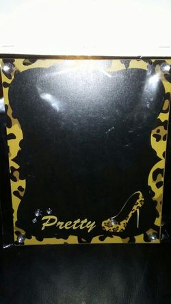 Pretty bling hanging chalk board