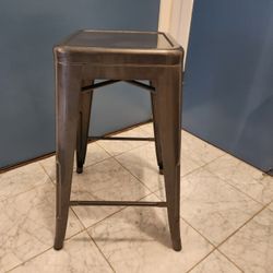 Stackable Metal Stools Set Of 3