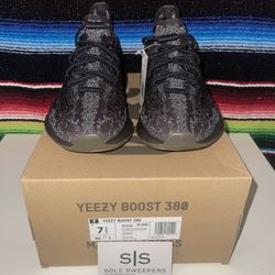 Yeezy Boost 380  -  Onyx Reflective Sz 7.5