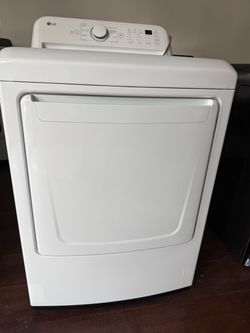 LG 7.3 Cu. Ft. Gas Dryer White – DLG7001W