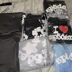 Denim Tear Sp5der And Essentials Hoodies All New And Special Edition 