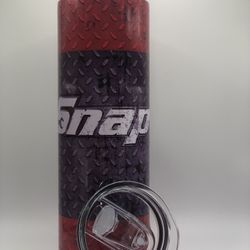 Snap On Mechanics Coffee Cup Stainless Steel Metal New Thermo Tumbler