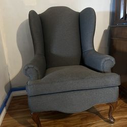 Two Beautiful Wingback Accent Chairs 
