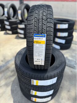 195/65/15 GOODYEAR ASSURANCE ALL SEASON 4 NEW TIRES INSTALLED ✅ INSTALADAS ✅ 🔥