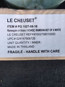 NEW Le Creuset Ramekins (Set of 4) – White