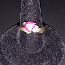 Ruby And Diamond Ring