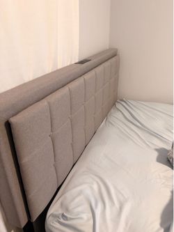 Queen size frame and mattress