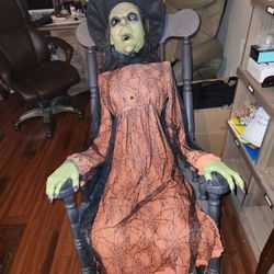 Witch On Rocking Chair