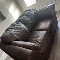 Two Seater Leather Couch
