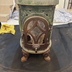 Antique French DeVille & Cie Model B Cast Iron Stove – Made in France Circa 1920