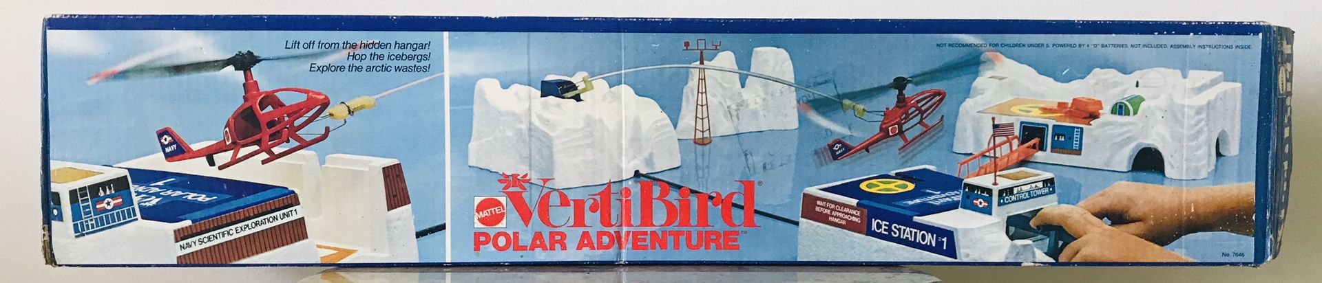 1973 Mattel Vertibird Flying Helicopter - Polar Adventure
