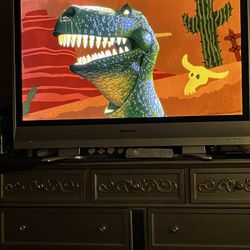 Panasonic 46” TV  with Controller