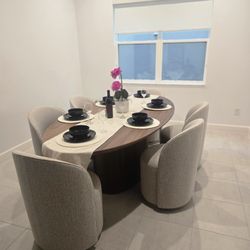 Dining Table + 6 Chairs