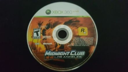 MIDNIGHT CLUB LOS ANGELES XBOX 360