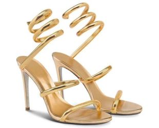 Spiral Heels 9 Gold