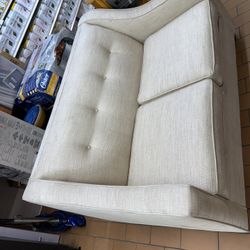 Beige Loveseat