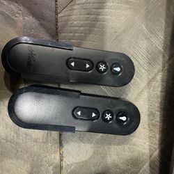 2 Ceiling Fans With Remotes