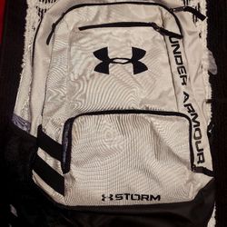 White Under Armour Back Pack