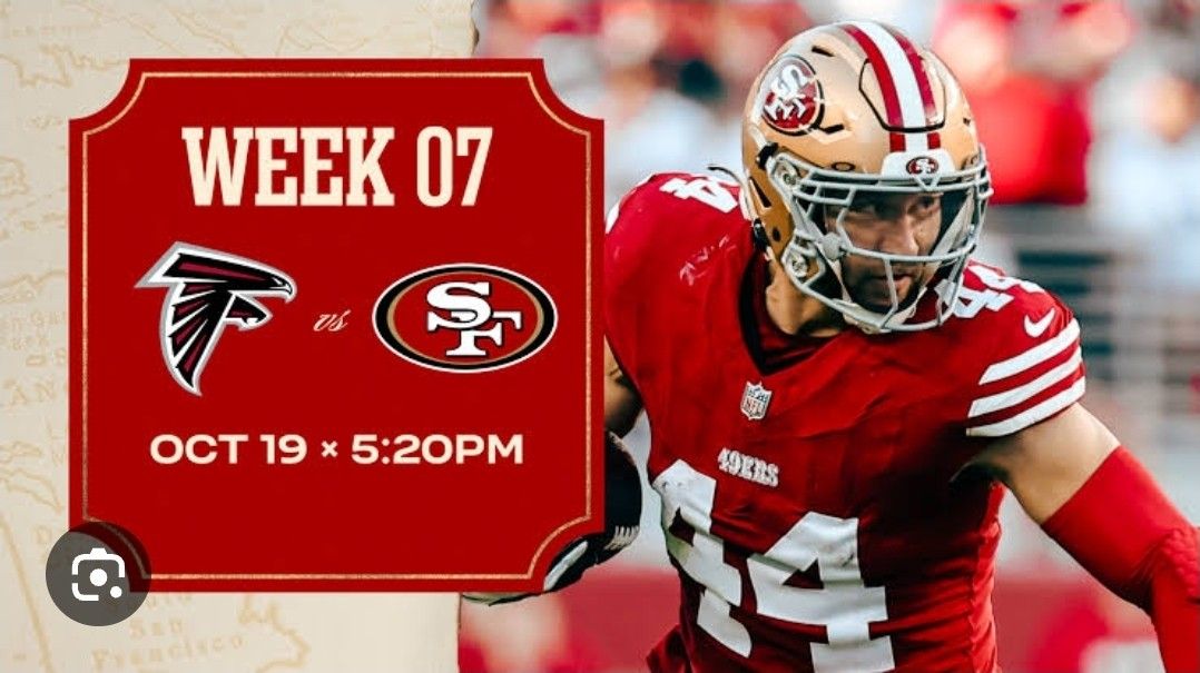2 Tickets 49ers Vs Falcons 300 Section $105