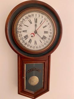 Antique Regulator Wall Pendulum Clock