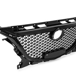 For Mazda 3 2014-2016 Sedan & Hatchback Front Grille Honeycomb Black Grill