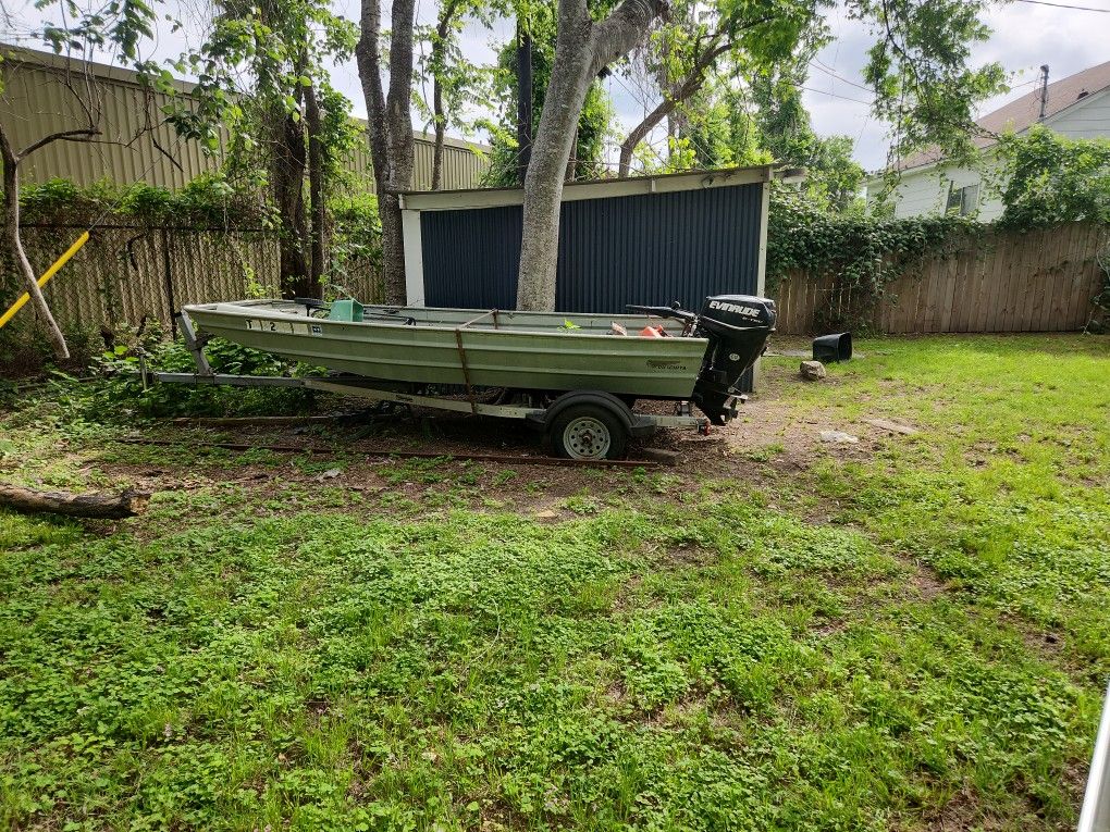 Aluminum Boat Lost Title Comes With Trailer