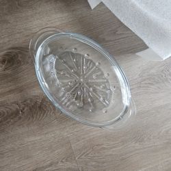 Glass steamer/casserole dish
