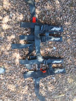 Pair of PRP racing restraints 4 or 5 point