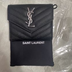 YSL Monogram Trifold Wallet 