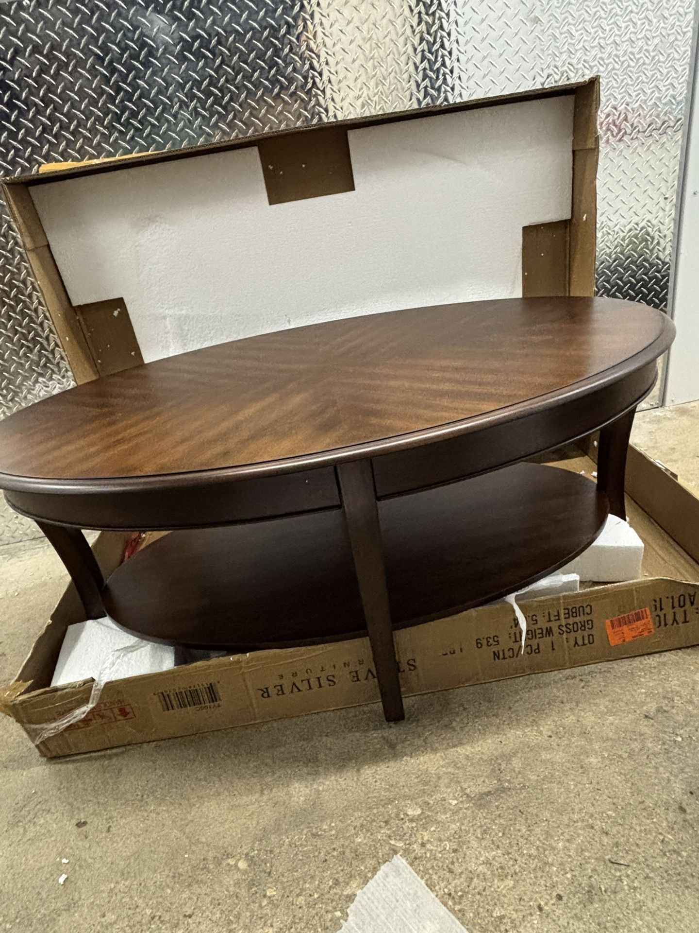 Brand New Oval Coffee Table