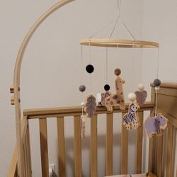 Baby Crib Mobile And Holder