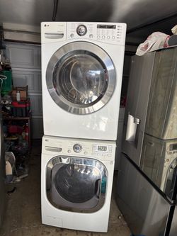 Lg stackable washer and gas dryer
