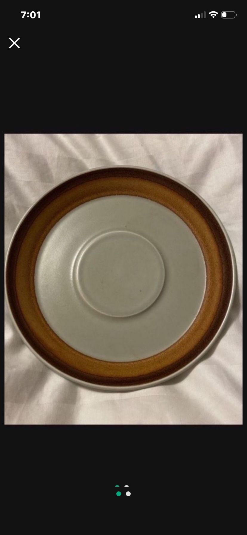 Mikasa Stonekraft Mesabi Saucer