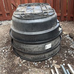 (3) Rubbermaid 50 Gallon Tanks 