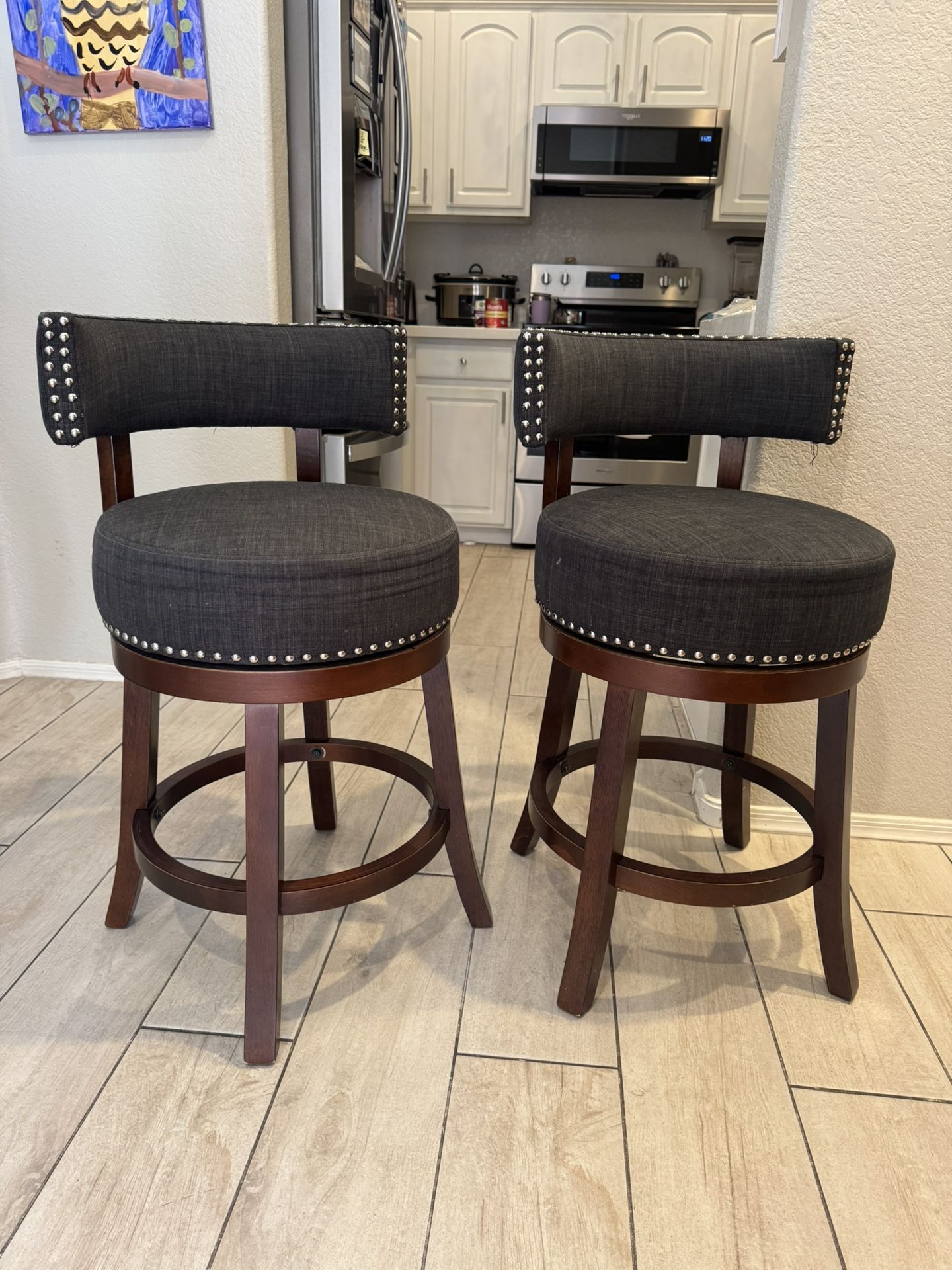 Pair Counter Stools