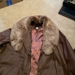 Vintage Terry Lewis Coat With Collar. 