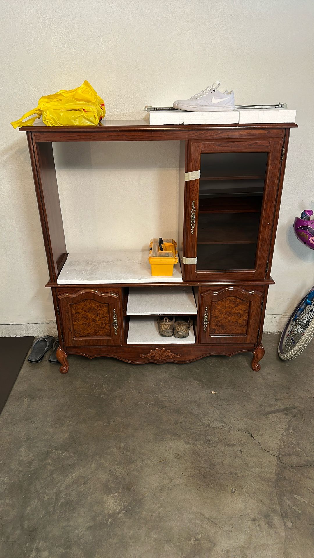 Antique Wood Cabinet