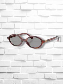 Miu Miu MU 04ZS "Miu Regard" Oval Sunglasses