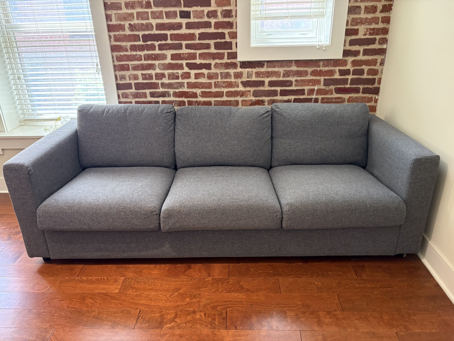 Need To Give Away ASAP IKEA Sofa Couch Finnala Gunnared Grey