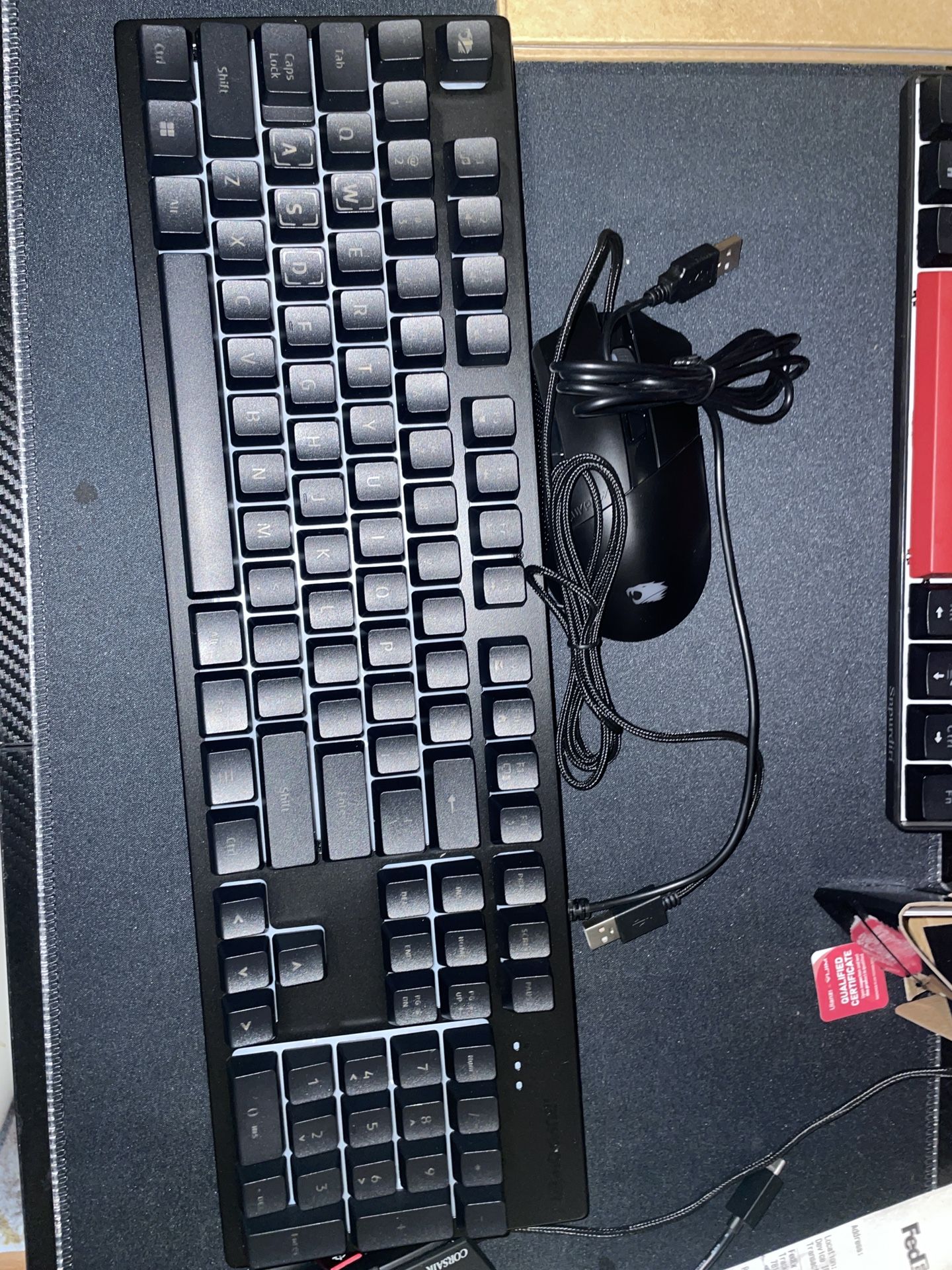 IBuypower Chimera Km1 RGB Gaming Keyboard And Mouse 