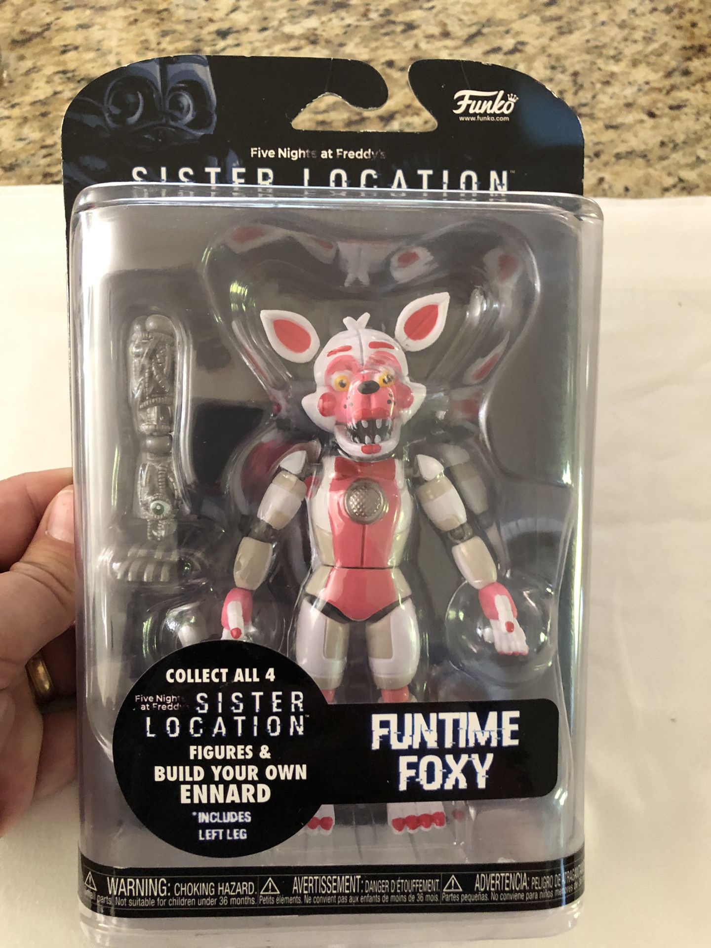 Funko five nights at Freddy's sister location Funtime foxy Action