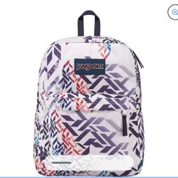 Nwt JanSport SuperBreak Backpack - Botanical Geo 